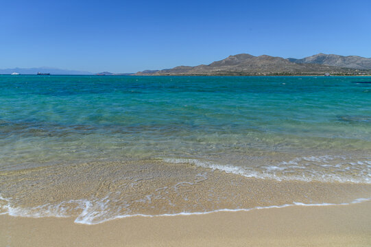 Sandy Kontogoni Beach on Elafonisos Island, Greece
