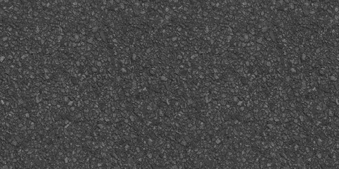 Obraz premium Asphalt seamless background texture. Tarmac road black grain surface.