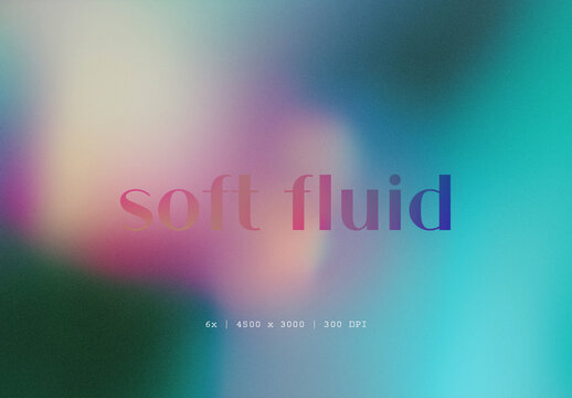 Soft Fluid Abstract Gradient Set