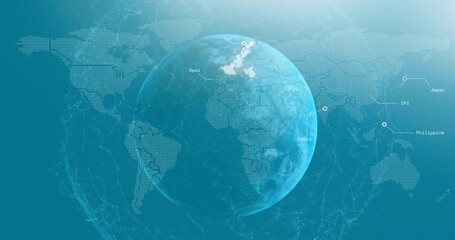 Preparing woman wearing pastel apron arranging fruit bowl, steaming mug, toast in cozy kitchen, cat