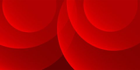 Obraz premium Abstract red background with red circles