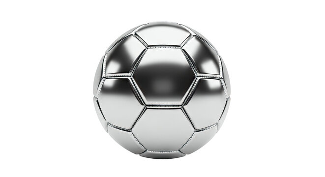 Shiny Metallic Soccer Ball