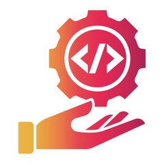 software development Gradient icon