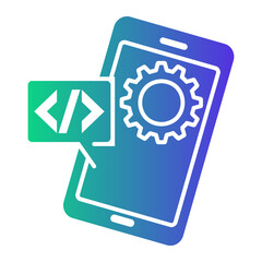 software development Gradient icon
