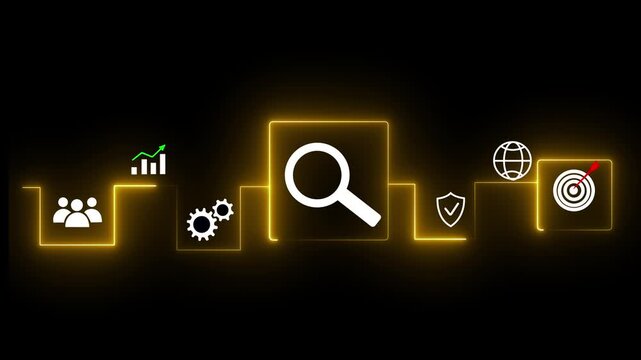 Close-Up of Business Professional Using Smartphone to Access Digital Information and Analyze Marketing Data with Interactive Graphics, Digital information marketing leverages technology