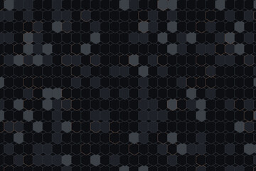 Fototapeta premium Dark blue and grey pixelated pattern background