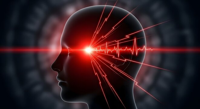 Medical Visualization of Cluster Headache Attack with Bright Neural Energy Burst in the Human Brain