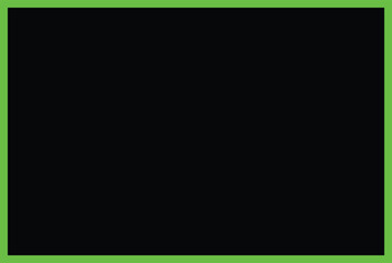 Obraz premium A green film strip frame transition with light and fire design on a black alpha screen for video animation