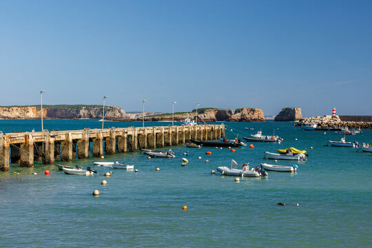 Sagres harbour, Algarve, Portugal
