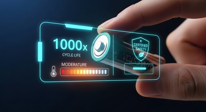 Hand holding futuristic cybersecurity shield with 1000x speed modern life interface