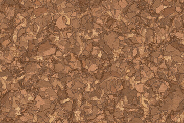 Coarse cork board texture background with warm natural tones