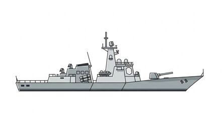 Military Naval Warship Vessel Ship.