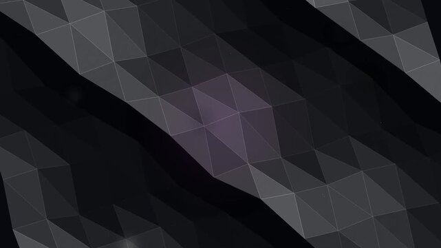 Dark Geometric Shapes Abstract Background Video.