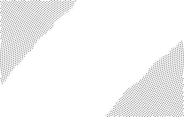 halftone wave pattern with dotted gradient effect seamless vector background