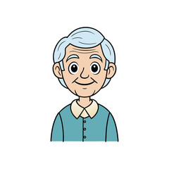 Fototapeta premium Smiling elderly man with kind eyes, representing seniors health awareness