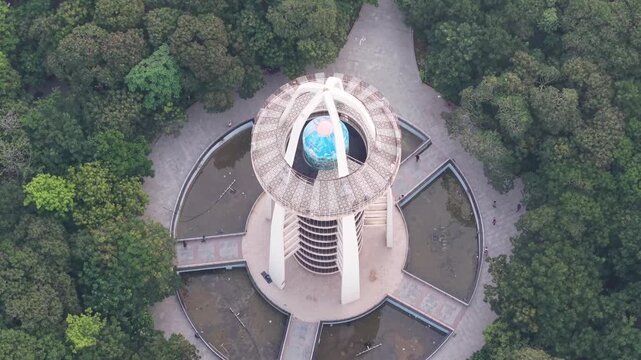 Aerial View of Anna Tower Anna Nagar Chennai India