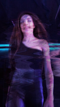 Vertical Mask Object Transition 03