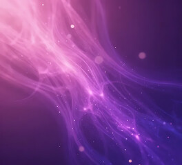 Obraz premium Radiant pink and purple glow with floating glitter particles, dreamy and vibrant