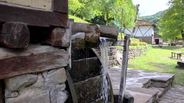 Water mill called Dolapkinya in Etar near Gabrovo , Bulgaria