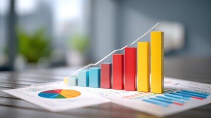 Business and finance charts and graphs