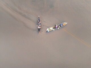 Fishermen with small boats and simple equipment have been fishing since early morning, near the mouth of the Payeti River, directly facing the Waingapu sea  © HeinrichDengi