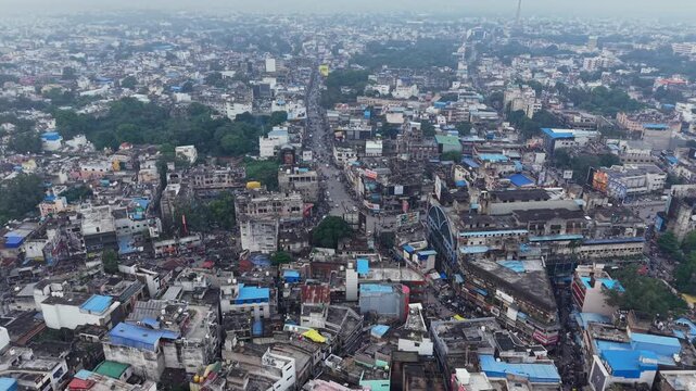 05th March 2026 : Aerial View of Raipur City Chhattisgarh India