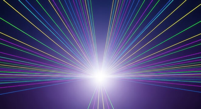 Abstract visualization of geometric lines perfectly converging on a central axis, illustrating focus, hub, core, and precision, pattern, strategy, nexus