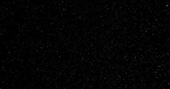 Space and stars, imitation. Twinkling of color pointed stars. Smooth rotation. Use for background and texture.