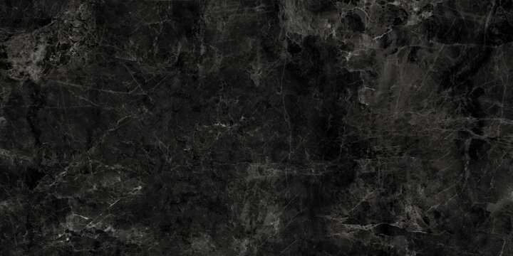 Black marble stone texture, natural background	