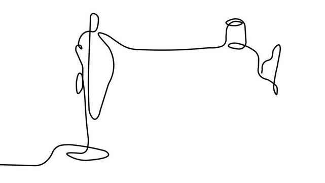 vector illustration of a silhouette of a woman, Online Drawing Art Digital Coffee Cup Illustration