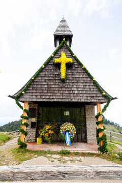 Pentecost procession, Kampenwand mountain tour in Bavaria, Germany
