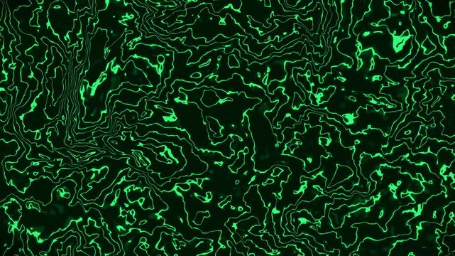 Abstract Green Pattern Background Animation.