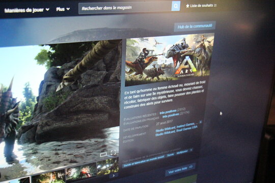 Steam, ARK : Survival Evolved