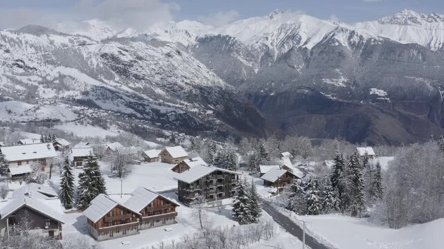 Panoramique village de montagne les botti&egrave;res