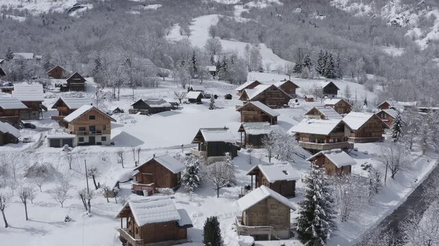 Panoramique village de montagne les botti&egrave;res
