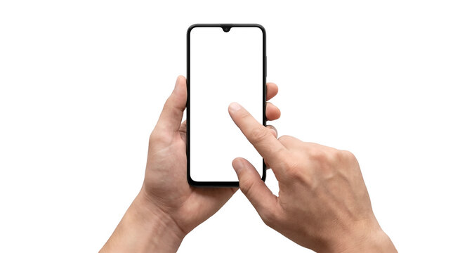 Stock footage of a hand operating a smartphone