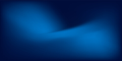 Navy night sky gradient vector background. Dark blue wave graphic wallpaper