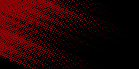 Halftone dots red and blue color pattern gradient grunge texture background. Dot pop art comic sport style vector illustration. modern background © Hasanah