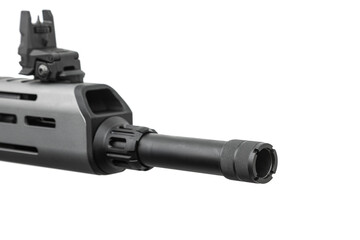 Close Up Tactical Shotgun Muzzle Brake