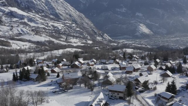 Panoramique village de montagne les botti&egrave;res