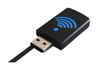 USB-Powered Fan Isolated on White Background - Compact USB-Powered Desktop Fan