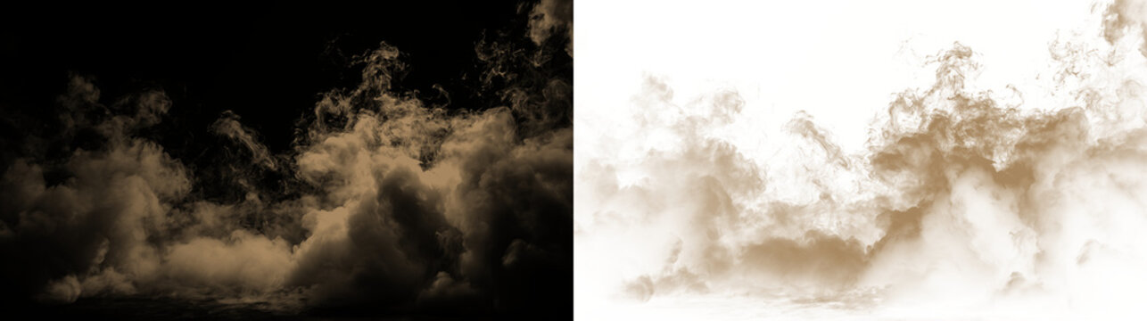 Sand, dust, brown, natural, smoke realistic dust PNG with brown sandstorm cloud and textured explosion. This PNG Overlay is transparent, ideal for desert scenes, pollution or storm effects.