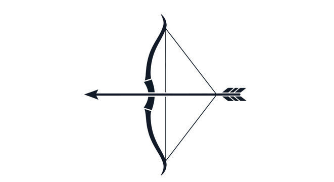 Archery bow and arrow equipment.