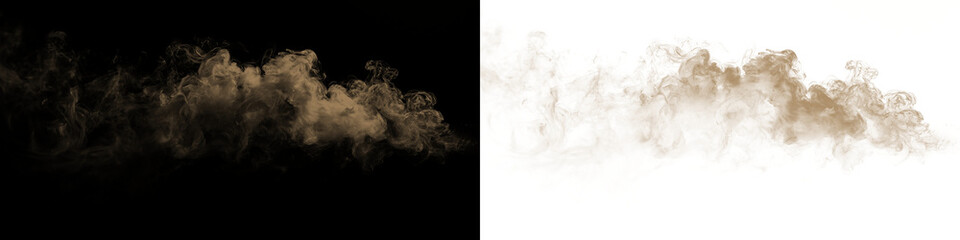 Dirt, natural, smoke, overlay, sand PNG with transparent background. PNG brown dust storm texture for desert wind, pollution, explosion, and realistic atmospheric effects. © Liubov