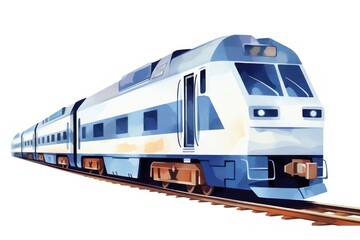 Naklejka premium Train train locomotive vehicle.