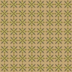 Obraz premium seamless damask pattern