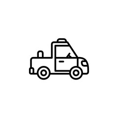 Fototapeta premium Tow Truck Icon