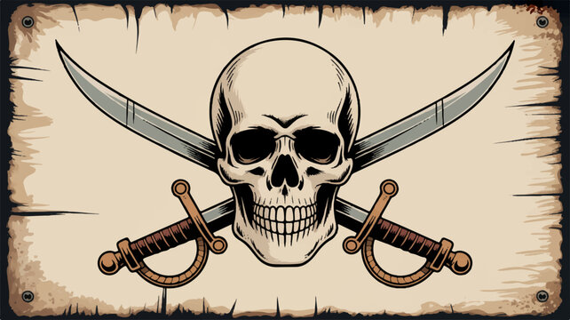 Bandiera Pirati dei Caraibi – Jolly Roger Calico Jack Rackham 200x300 cm da pennone