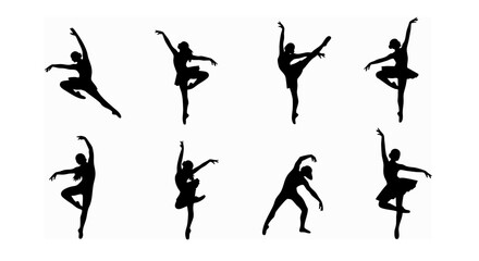Dance Style Silhouette Illustration
