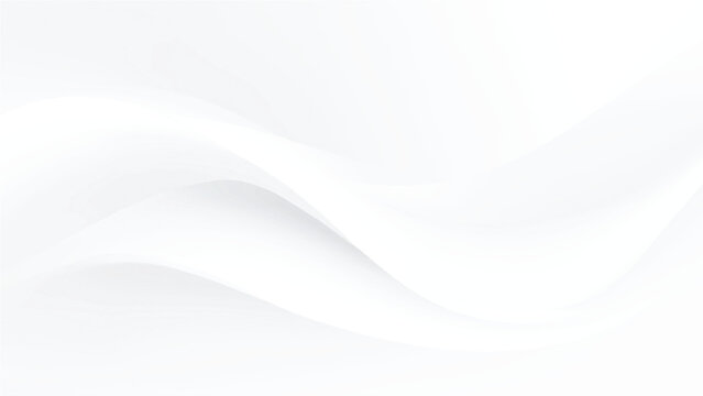 Abstract white wave pattern background design element for modern graphic and web applications